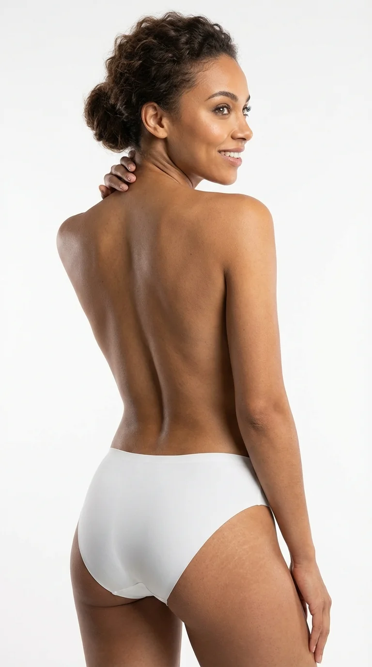 DOMİNANT İz Yapmayan Beyaz Kadın Boxer - Ek Detay Görünüm